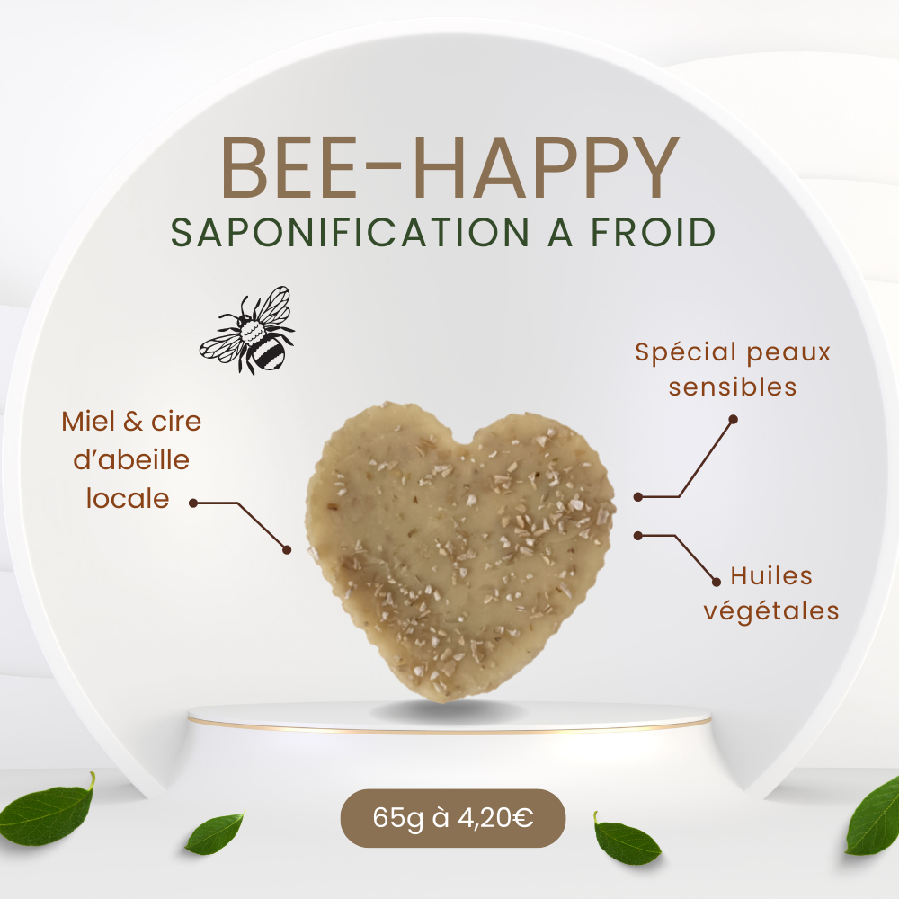 Savon Bee Happy - coeur de miel
